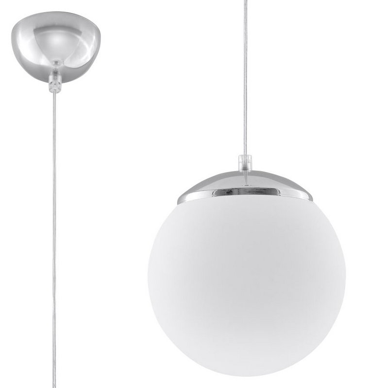 Szklana lampa wisząca kula E822-Ugi