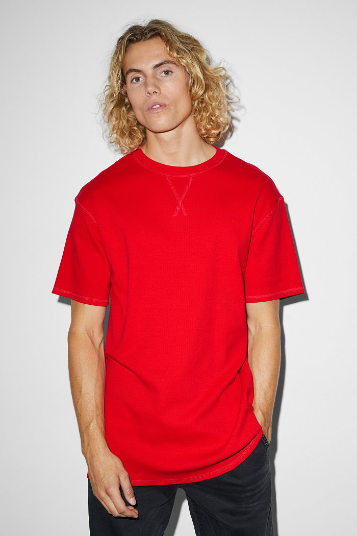 C&A T-shirt, Czerwony, Rozmiar: XS