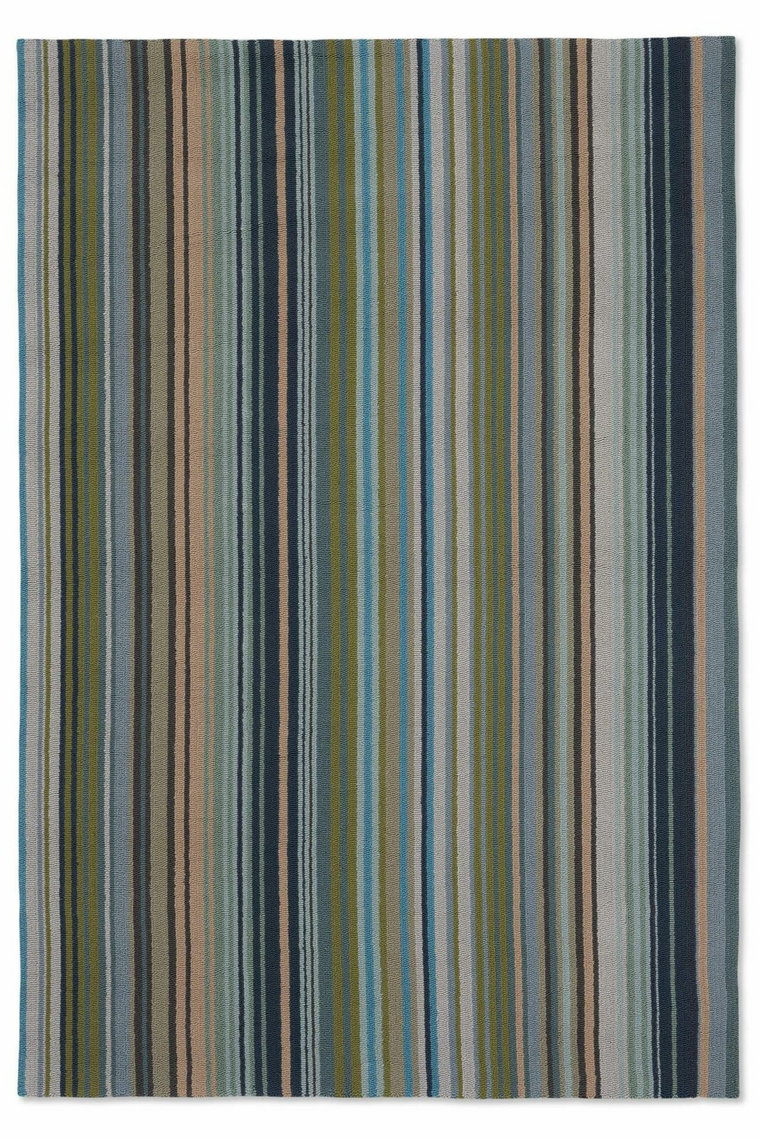 Dywan zewnętrzny Spectro Stripes Emerald Marine Rust 160x230cm