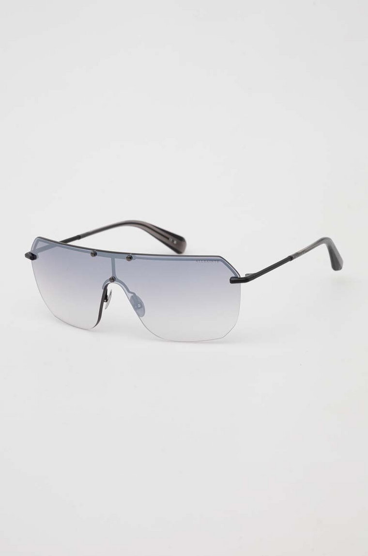AllSaints okulary przeciwsłoneczne damskie kolor czarny ALS7002002135