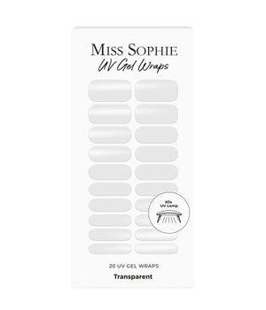 Miss Sophie UV Gel Wraps Transparent Folia do paznokci 20 szt. Transparent