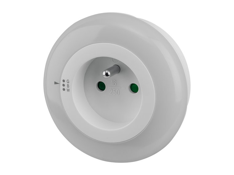 LIVARNO home Lampka nocna LED, 0,5 W (Ze zintegrowaną wtyczką)