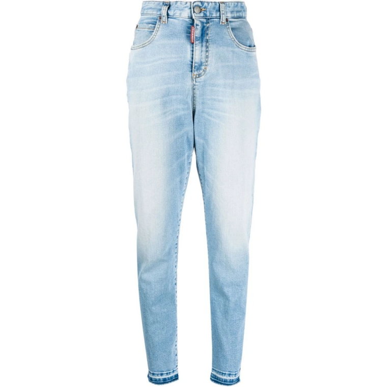 Niebieskie Skinny Jeansy dla Kobiet Dsquared2