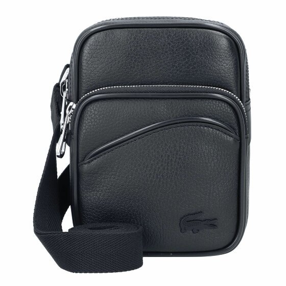 Lacoste Angy Torba na ramię Skórzany 14 cm noir