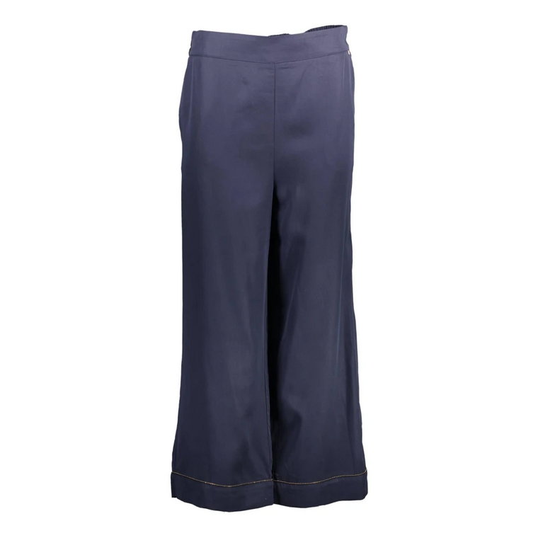 Niebieskie Spodnie z Lyocellu Kocca