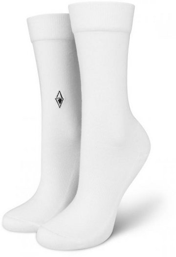 Skarpetki damskie białe Plain White VA Socks