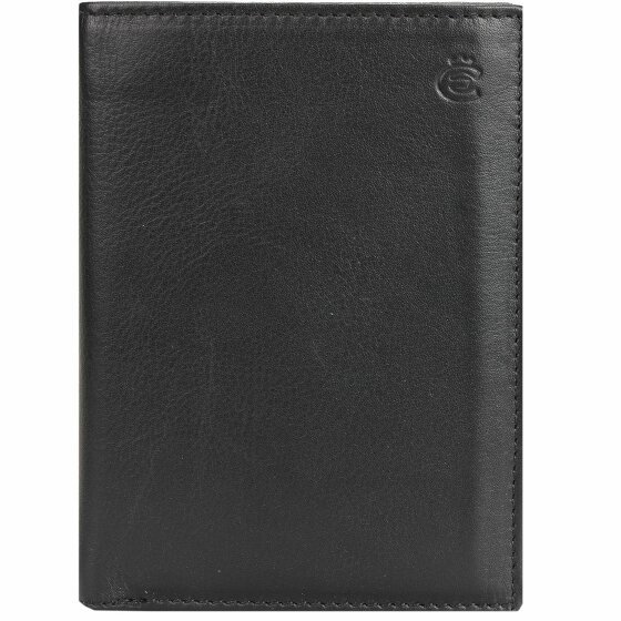 Esquire Eco Business Card Case Leather 9 cm schwarz