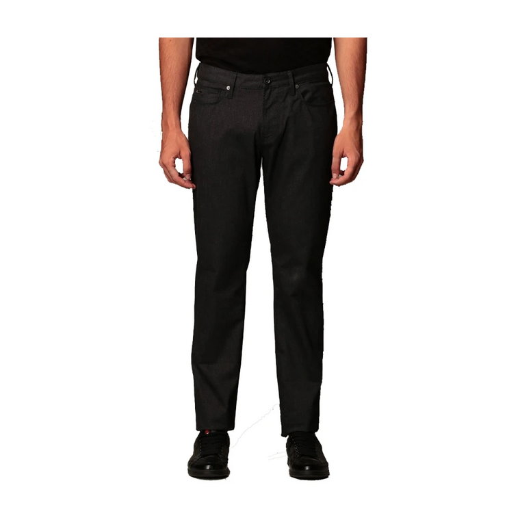 Spodnie Slim Fit z Wewnętrznym Praniem Emporio Armani