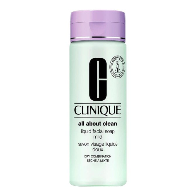 Clinique All About Clean Liquid Facial Soap Mild mydło w płynie do twarzy dla skóry mieszanej 200ml