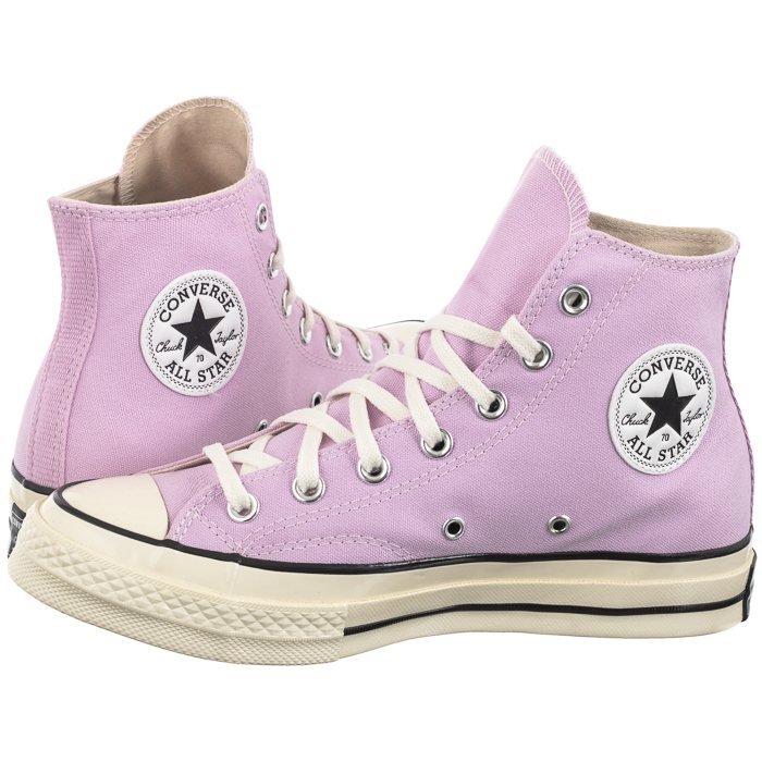 Buty Trampki za Kostkę Damskie Converse Chuck 70 Hi Stardust Fioletowe