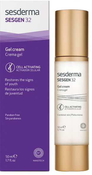Krem-żel do twarzy Sesderma Sesgen 32 Facial Cream Gel Aktywator komórkowy 50 ml (8429979436320). Krem do twarzy