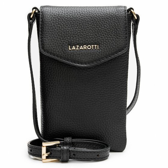 Lazarotti Bologna Leather Etui na telefon komórkowy Skórzany 10 cm black