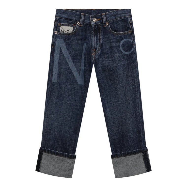 Ciemny wyprany jeans dla dzieci N21