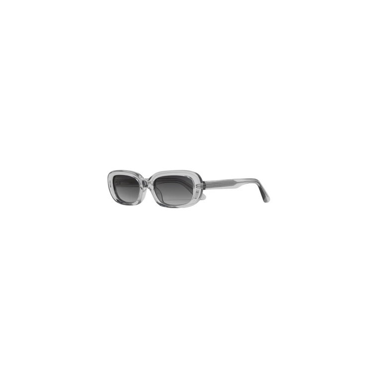 Prostokątne Szare Okulary przeciwsłoneczne z ochroną UV CHiMi