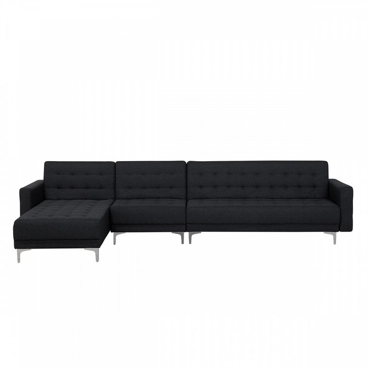 Sofa modułowa rozkładana tapicerowana grafitowa prawostronna ABERDEEN kod: 4260624116136