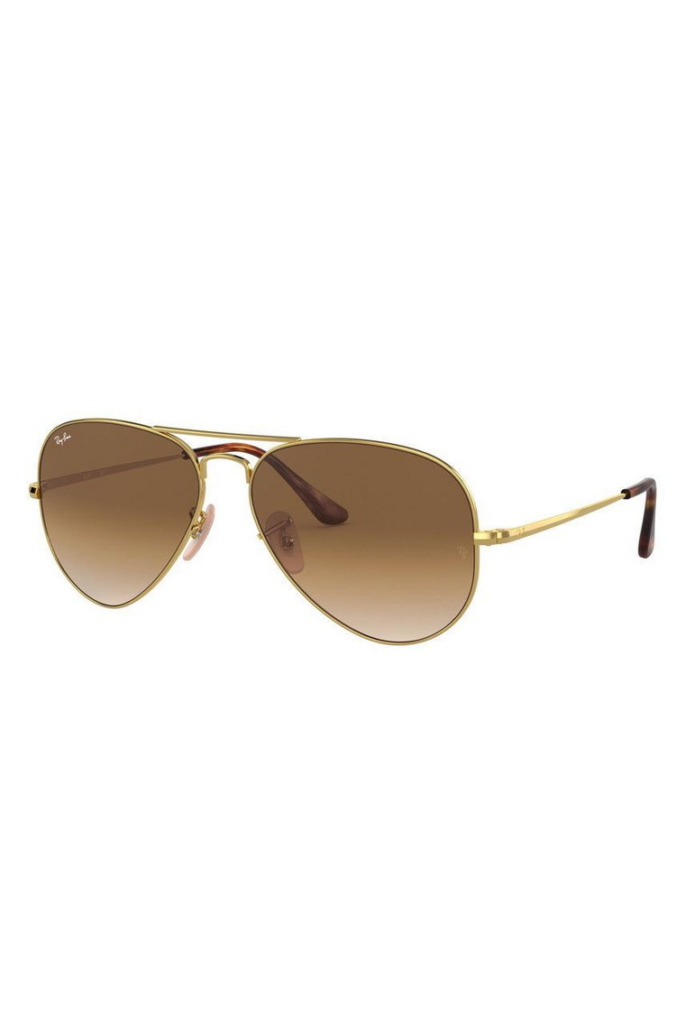 Ray-Ban okulary AVIATOR METAL II męskie kolor złoty 0RB3689