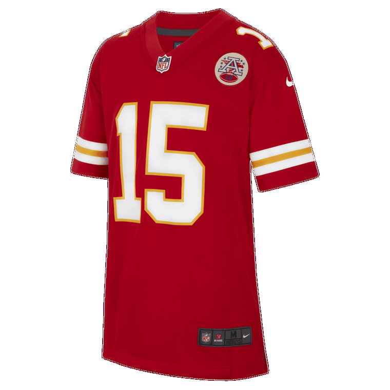 Koszulka do futbolu amerykańskiego dla dużych dzieci NFL Kansas City Chiefs (Patrick Mahomes) - Czerwony