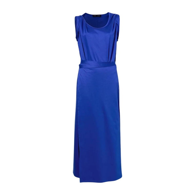 Kobaltowa Sukienka z Ekologicznej Bawełny Proenza Schouler