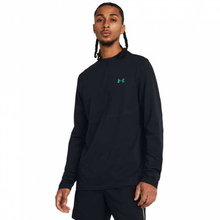 Męski longsleeve treningowy Under Armour Vanish Elite Seamless 1/4 Zip - zielony