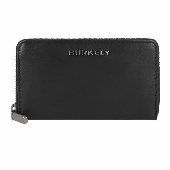 Burkely Nocturnal Nova Portfel Ochrona RFID Skórzany 14.5 cm basalt black