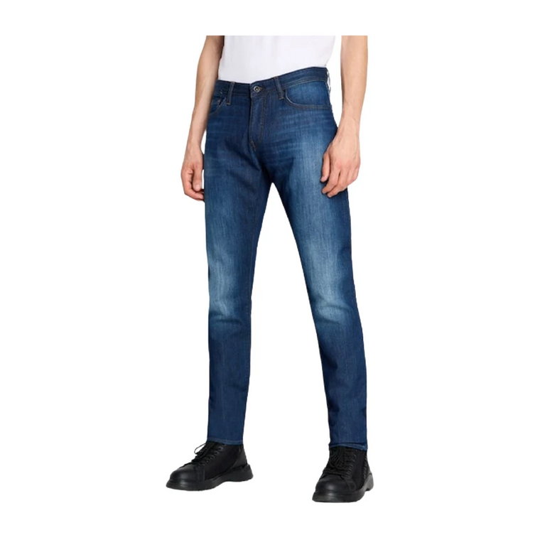 Niebieskie Spodnie Skinny Fit Armani Exchange