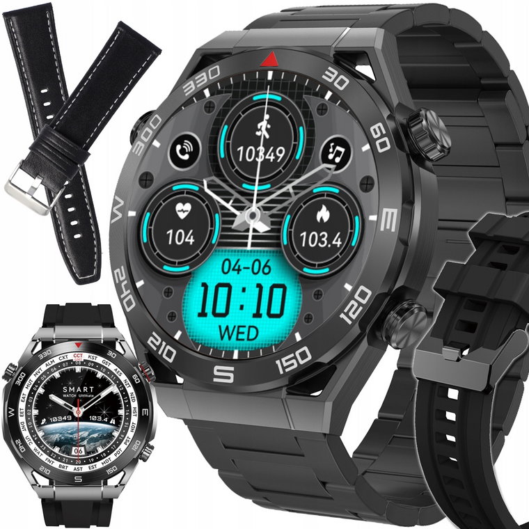 Smartwatch Zegarek Męski Polskie Menu Połączenia Sport Kardio Smart Watch