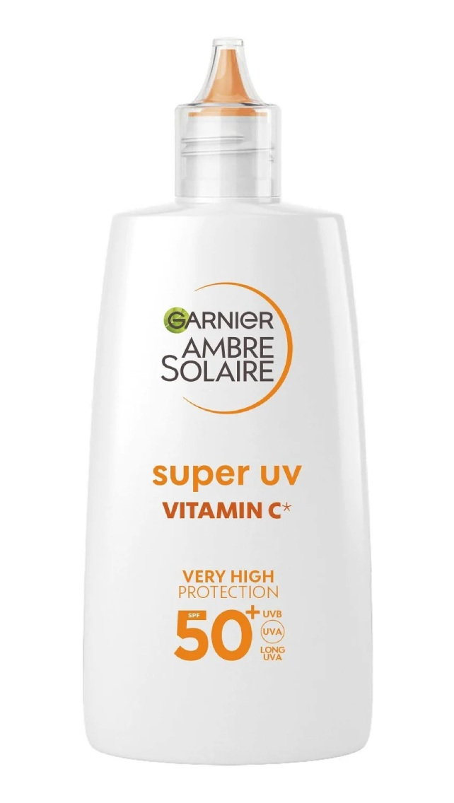 Garnier Ambre Solaire Super UV Witamina C Fluid na dzień p/przebarwieniom SPF 50+