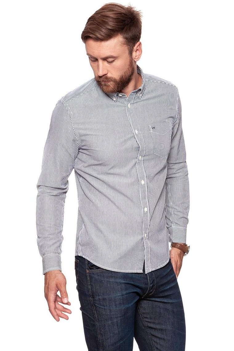 Wrangler, Koszula męska, Ls 1Pkt Button Down Navy W5874Sq35, rozmiar S