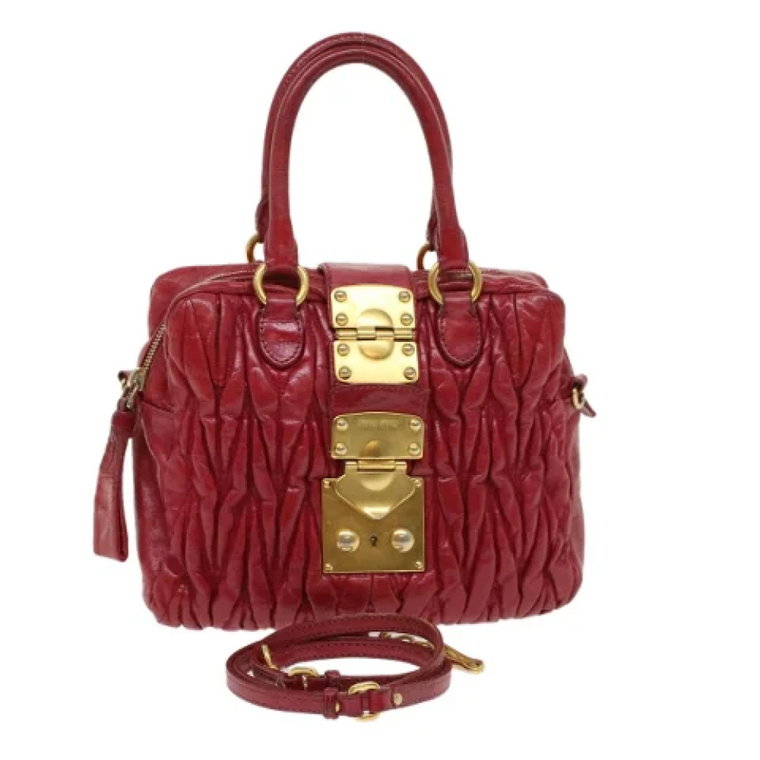 Pre-owned Leather handbags Miu Miu Pre-owned