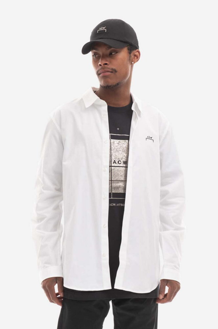A-COLD-WALL* koszula bawełniana Bracket Logo T-Shirt kolor biały ACWMSH069-WHITE