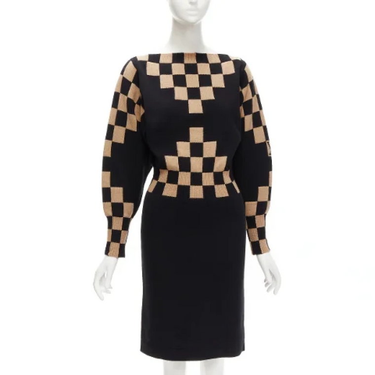 Pre-owned Wool dresses Louis Vuitton Vintage