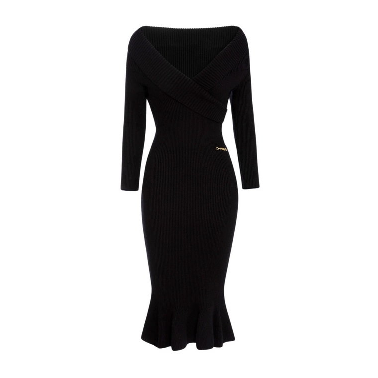 Czarne sukienki dla kobiet Elisabetta Franchi