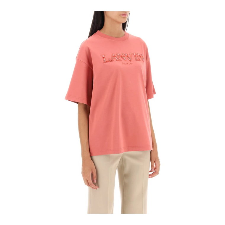 Oversized Curb Logo T-Shirt Lanvin