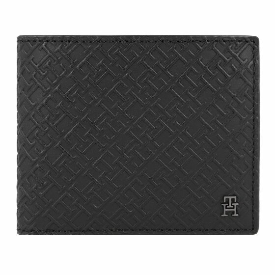 Tommy Hilfiger TH Monogram Portfel Skórzany 11 cm black