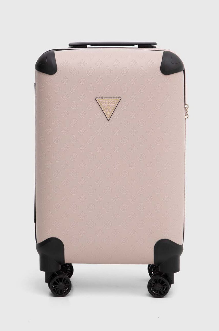 Guess walizka kolor różowy TWD745 29800