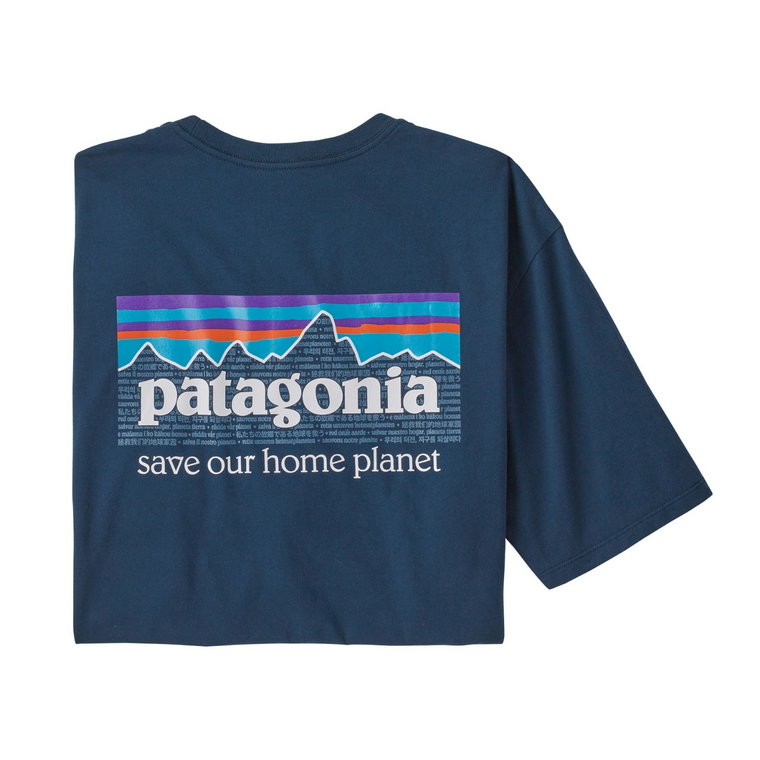 Męska koszulka Patagonia P-6 Mission Organic T-Shirt tidepool blue - S