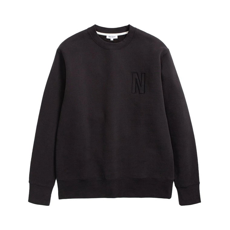 Luźny bluza z pędzlem z logo Norse Projects