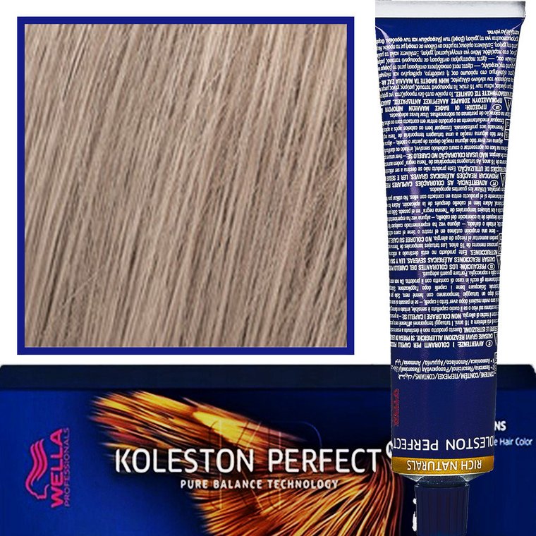 Wella Koleston Me Farba do włosów 60ml 9/8 Perłowy Bardzo Jasny Blond