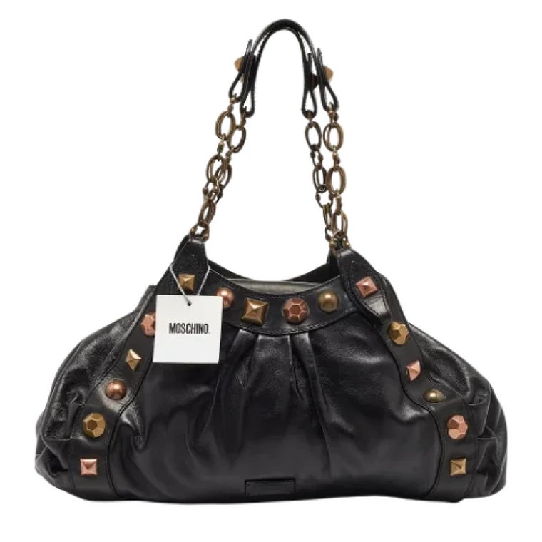 Pre-owned Leather handbags Moschino Pre-Owned