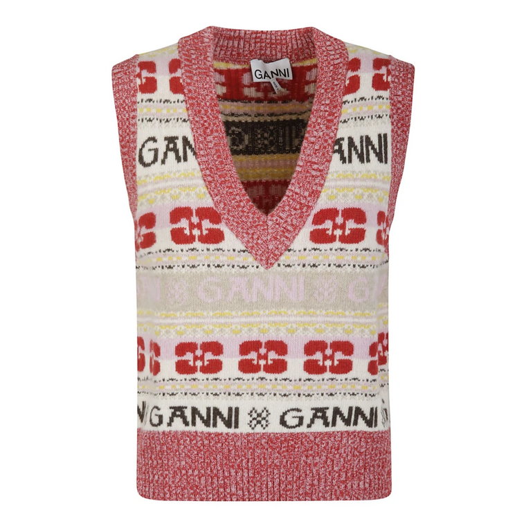 V-neck Knitwear Ganni