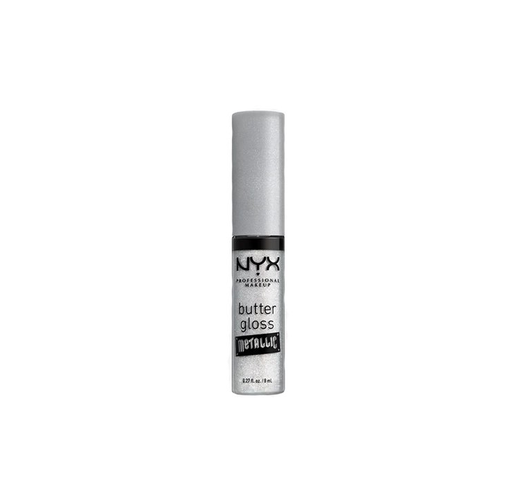 Nyx Professional Makeup Butter Gloss Metallic błyszczyk do ust 10 Sparkly White 8ml