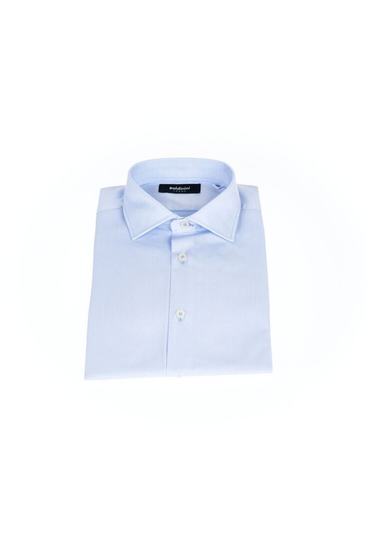 Koszula marki Baldinini Trend model REGAL kolor Niebieski. Odzież męska. Sezon: Cały rok