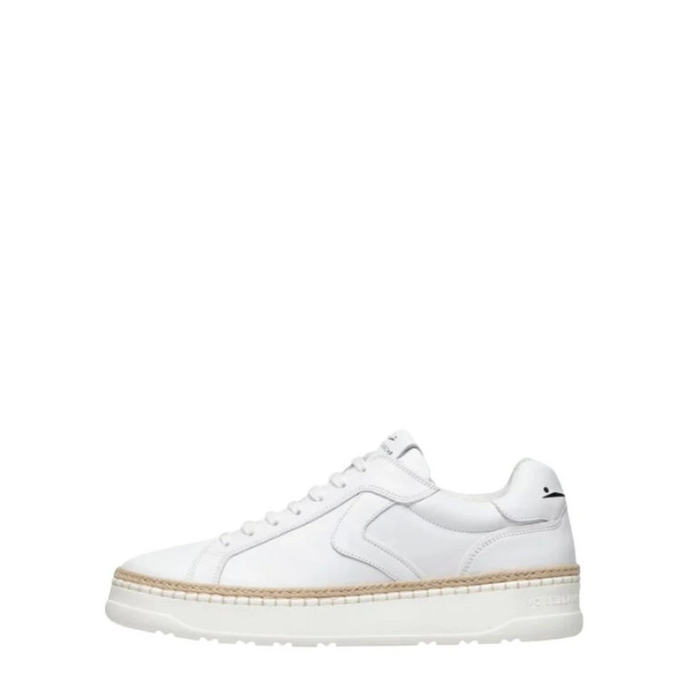 Stylowe Rope Calf Sneakersy dla Mężczyzn Voile Blanche