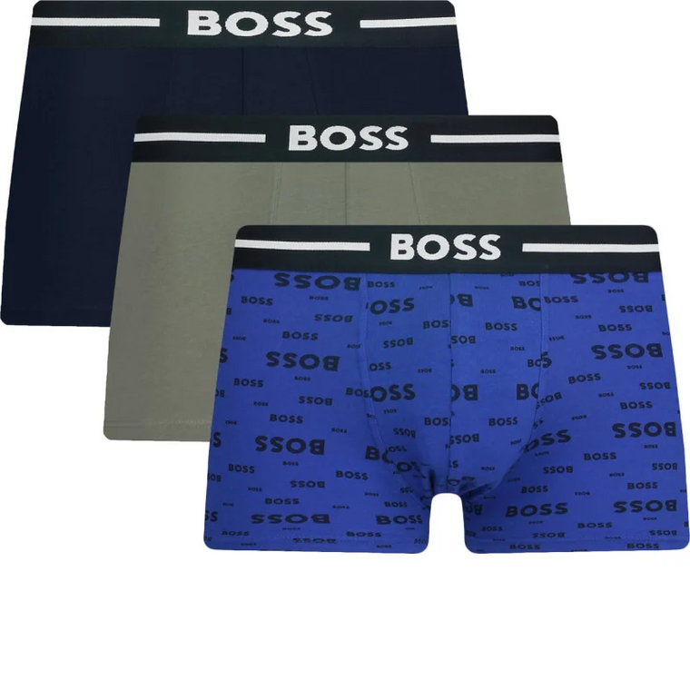 BOSS BLACK Bokserki 3-pack Trunk 3P Bold Design