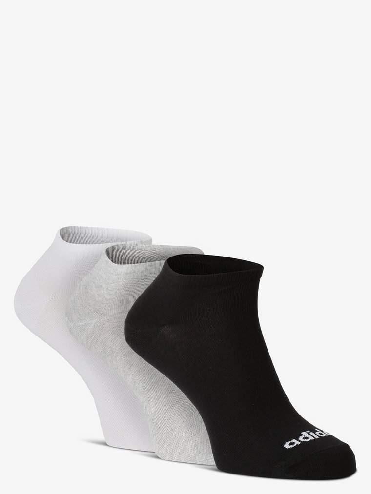 adidas Performance - Skarpety do obuwia sportowego pakowane po 3 szt., szary|czarny|biały