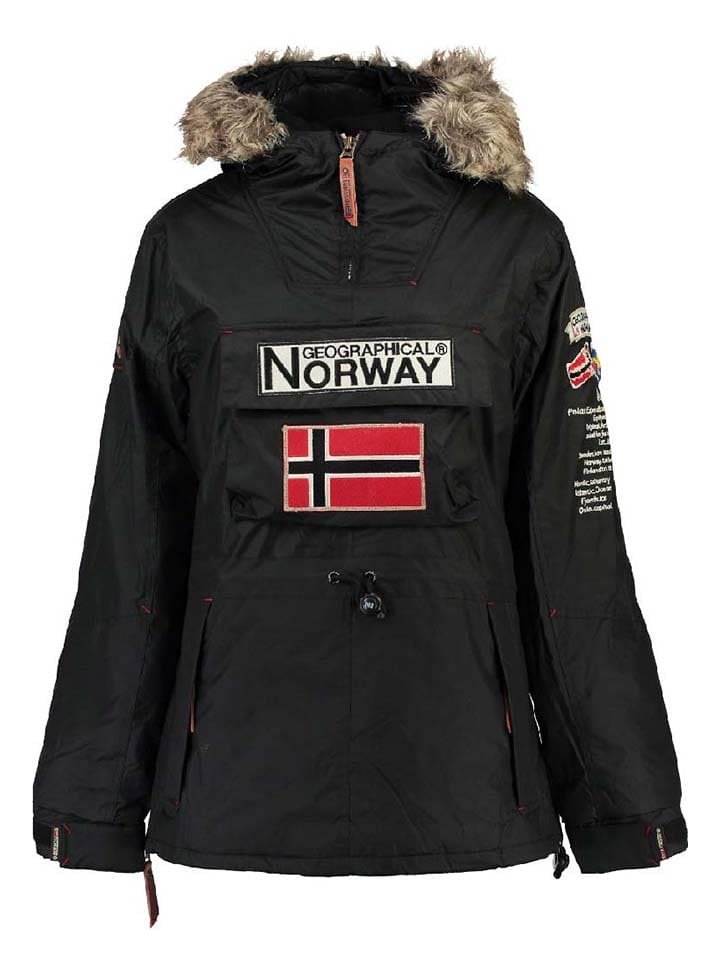 Geographical Norway Kurtka zimowa "Boomera" w kolorze czarnym