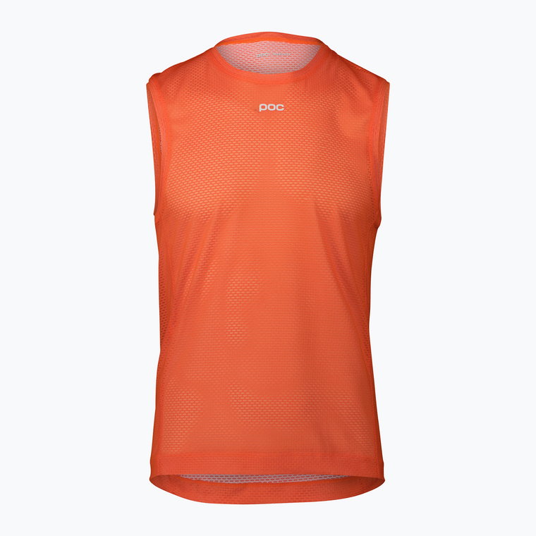 Tank top rowerowy męski POC Air Indoor Vest zink orange