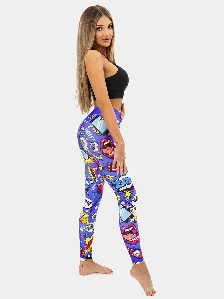 Legginsy damskie kolorowe OZONEE O/20757Z