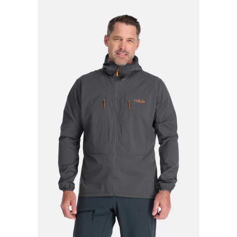 Męska kurtka softshellowa Rab Borealis Jacket graphene - S