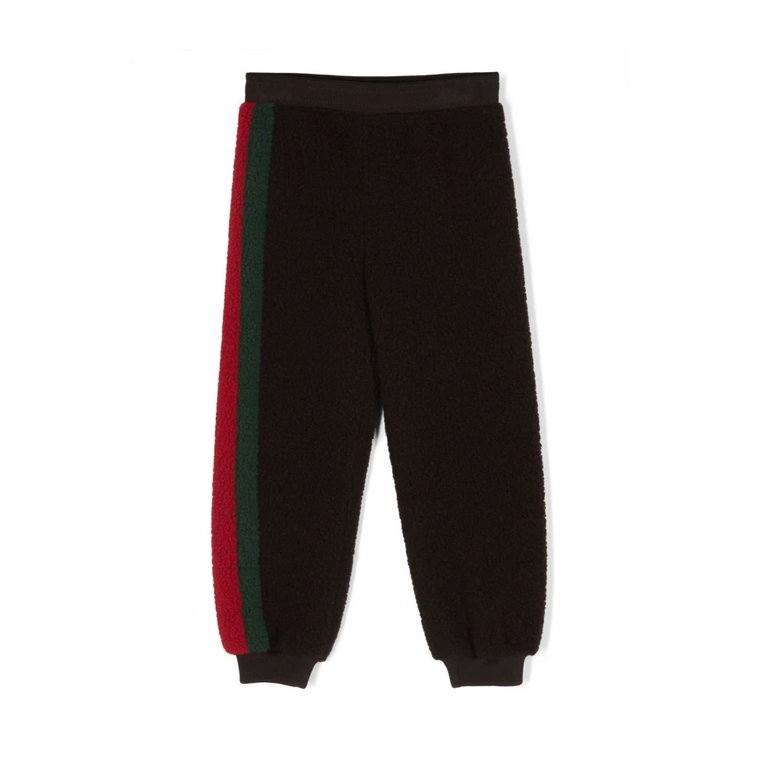 Stylowe Spodnie Dla Chłopców w Kolorze Brązowym Gucci
